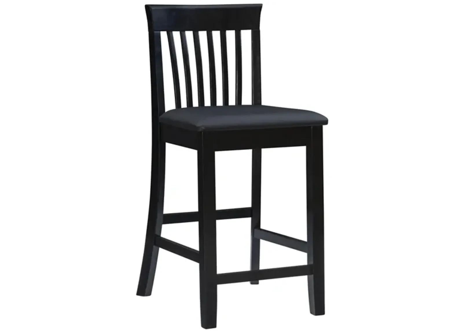 Torino Counter Stool in Black by Linon Home Decor