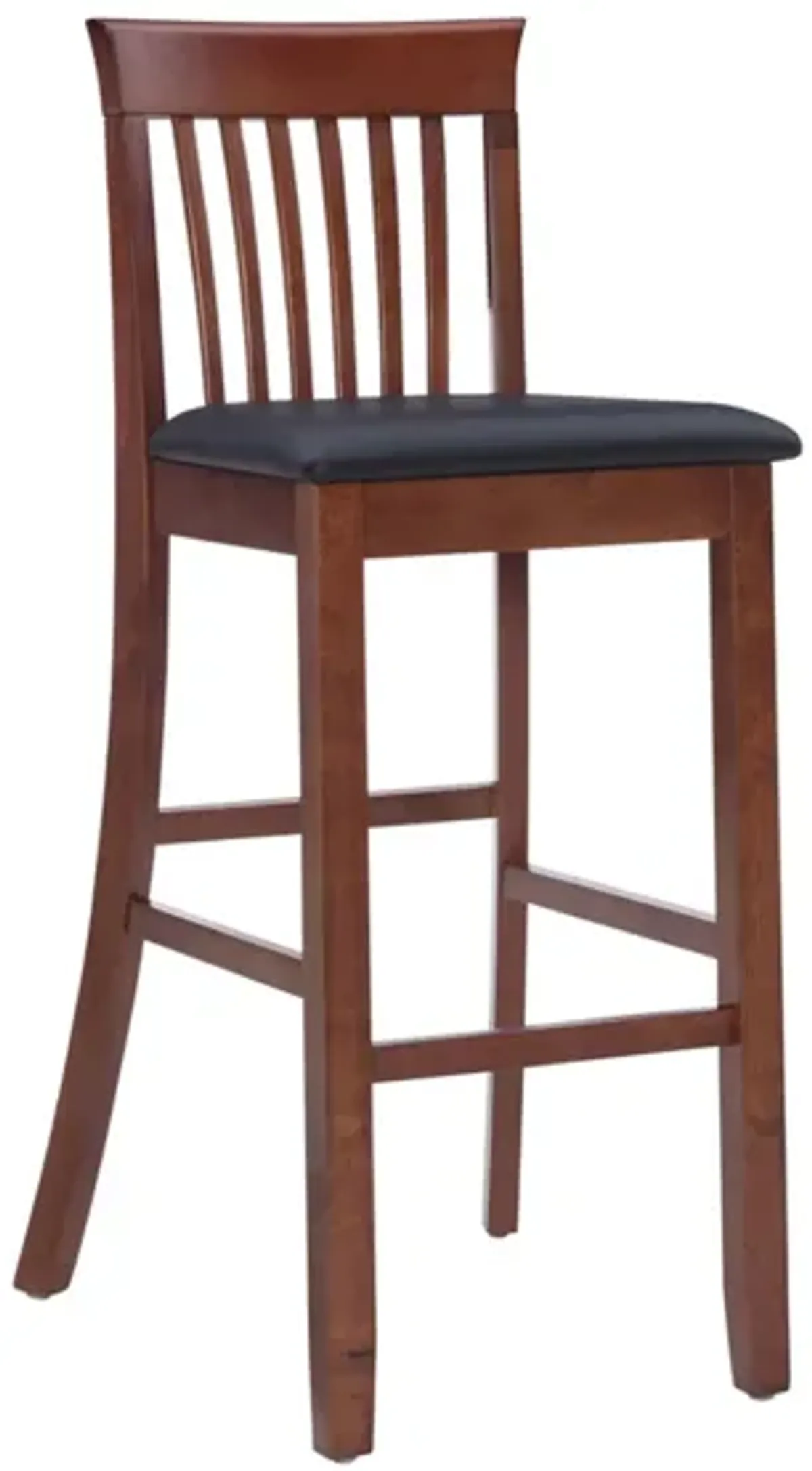 Triena Bar Stool in Dark Cherry by Linon Home Decor