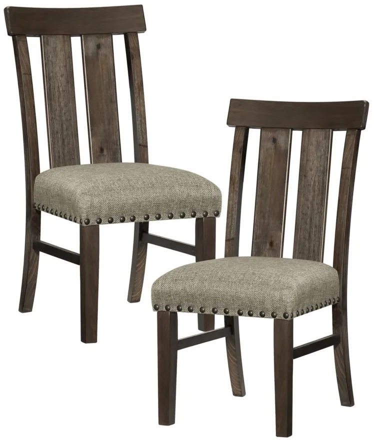 Baldwyn Dining Room Side Chair, Set of 2 in Brown by Homelegance