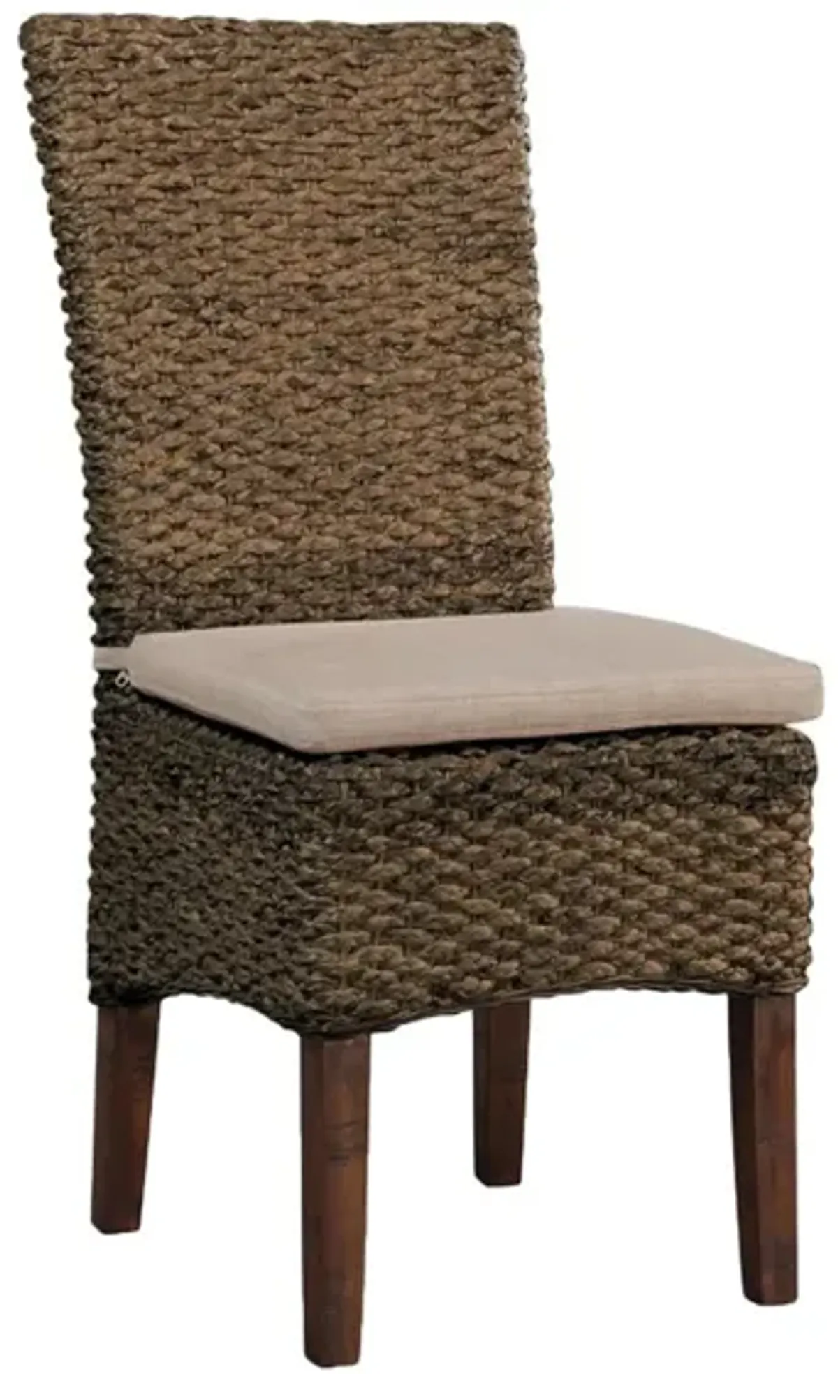 Aberdeen Woven Seagrass Dining Chair in Seagrass / Hazelnut by Riverside Furniture