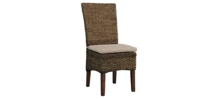 Aberdeen Woven Seagrass Dining Chair in Seagrass / Hazelnut by Riverside Furniture