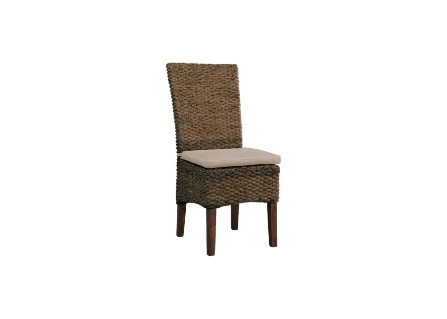 Aberdeen Woven Seagrass Dining Chair in Seagrass / Hazelnut by Riverside Furniture