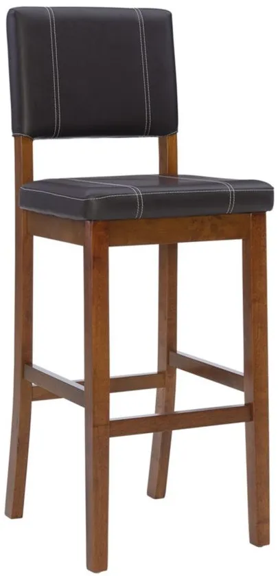 Milano Bar Stool in Brown by Linon Home Decor