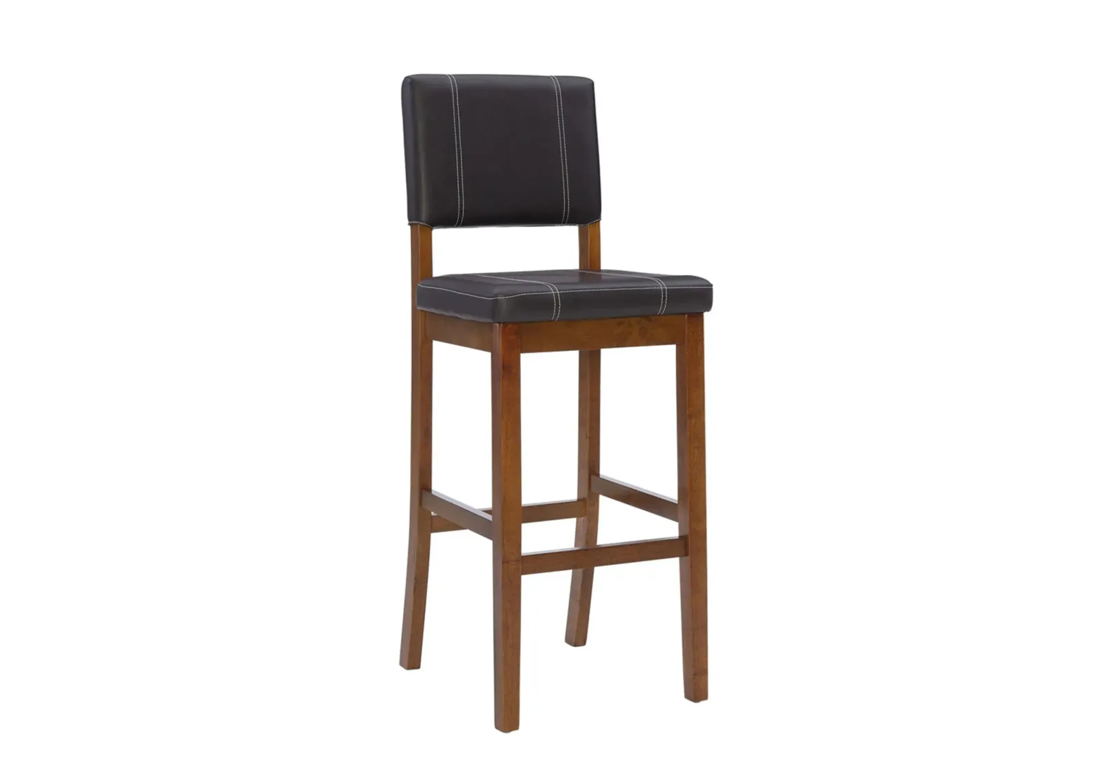 Milano Bar Stool in Brown by Linon Home Decor