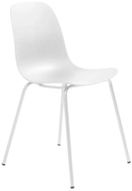 Whitby Dining Chairs- Set of 2 in White by Unique Furniture