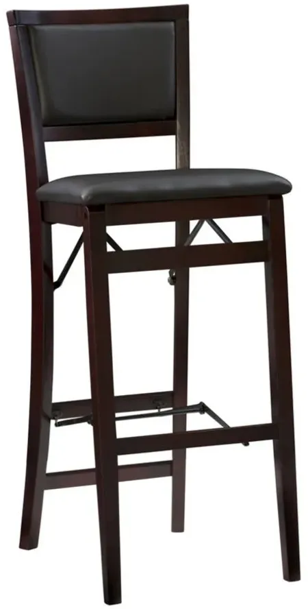 Triena Bar Chair in Espresso by Linon Home Decor