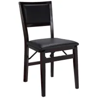 Kiera Chair - Set Of Two in Espresso by Linon Home Decor