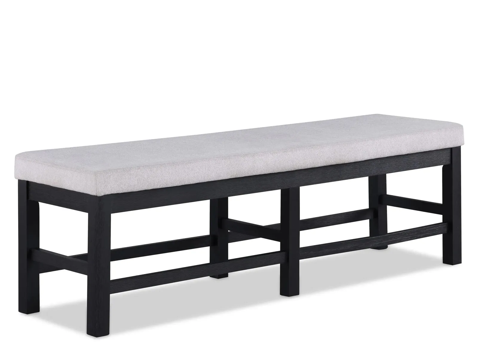 Pelham Bench in Charcoal Black by Crown Mark