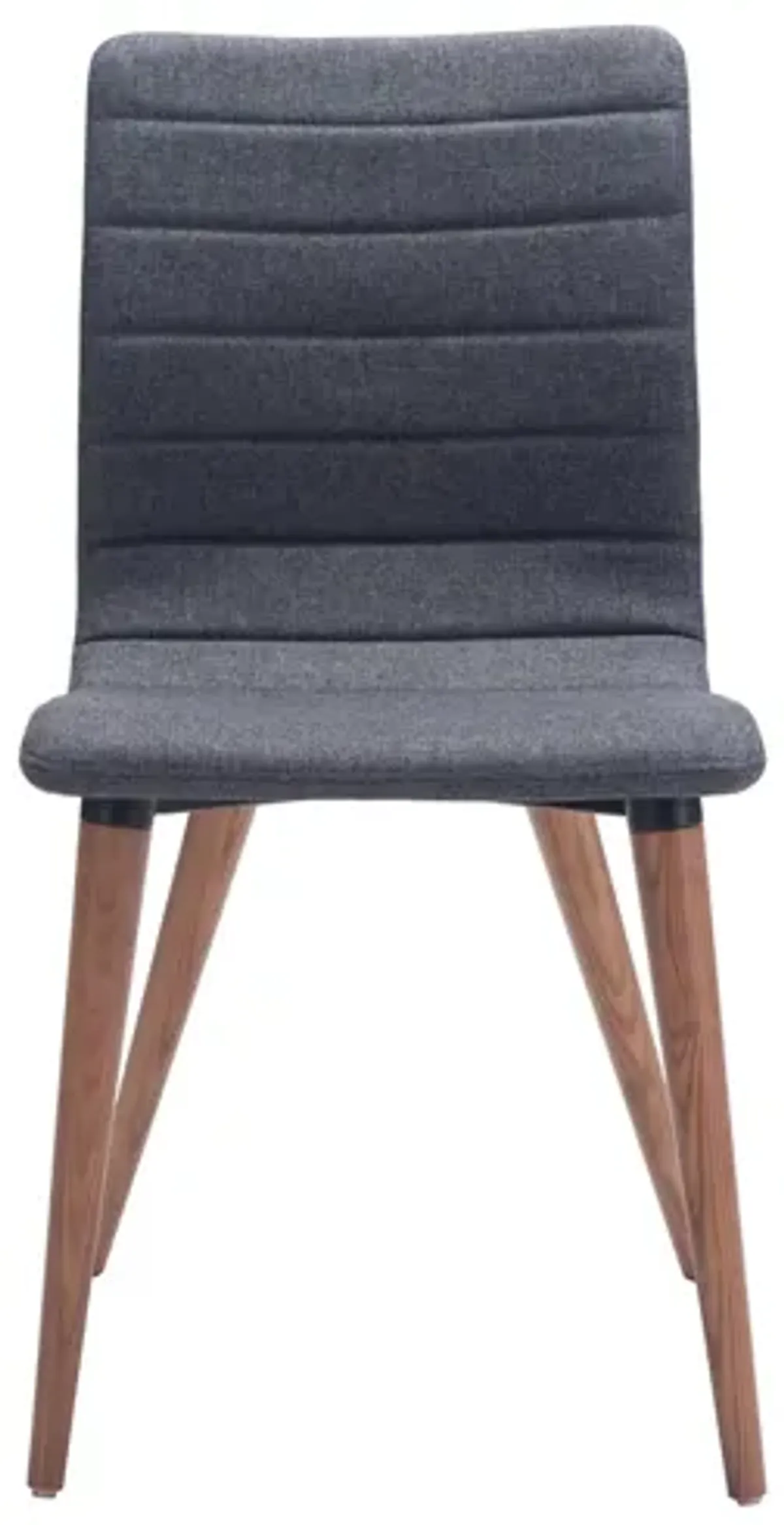 Jericho Dining Chair: Set of 2 in Gray, Brown by Zuo Modern