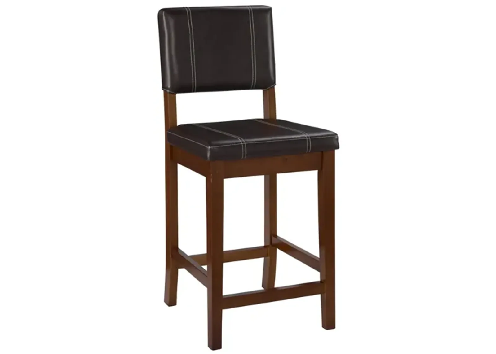 Milano Counter Stool in Brown by Linon Home Decor