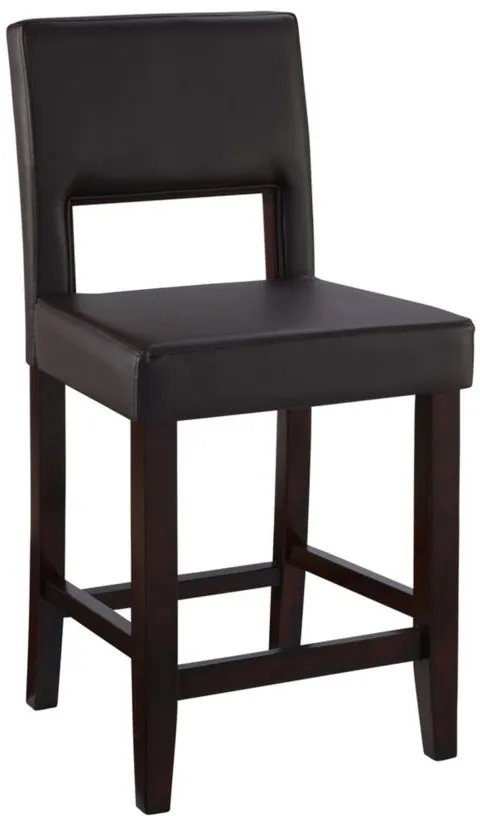 Vega Counter Stool in Espresso by Linon Home Decor