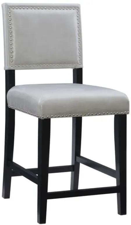 Brook Counter Stool in Gray by Linon Home Decor