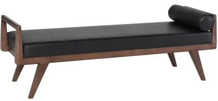 Ava Occasional Bench in BLACK by Nuevo