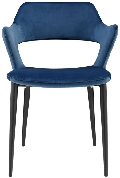 Vidar Side Chair in Blue by EuroStyle