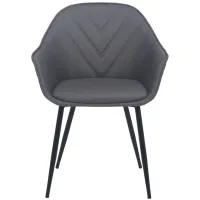 Clover Dining Room Chair in Gray by Armen Living