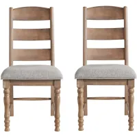 Highland Side Chair (Set of 2) in Sandwash by Intercon