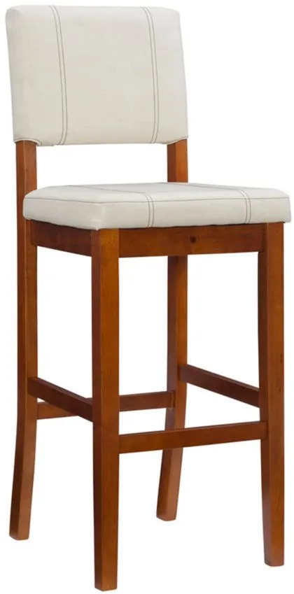 Milano Bar Stool in Beige by Linon Home Decor