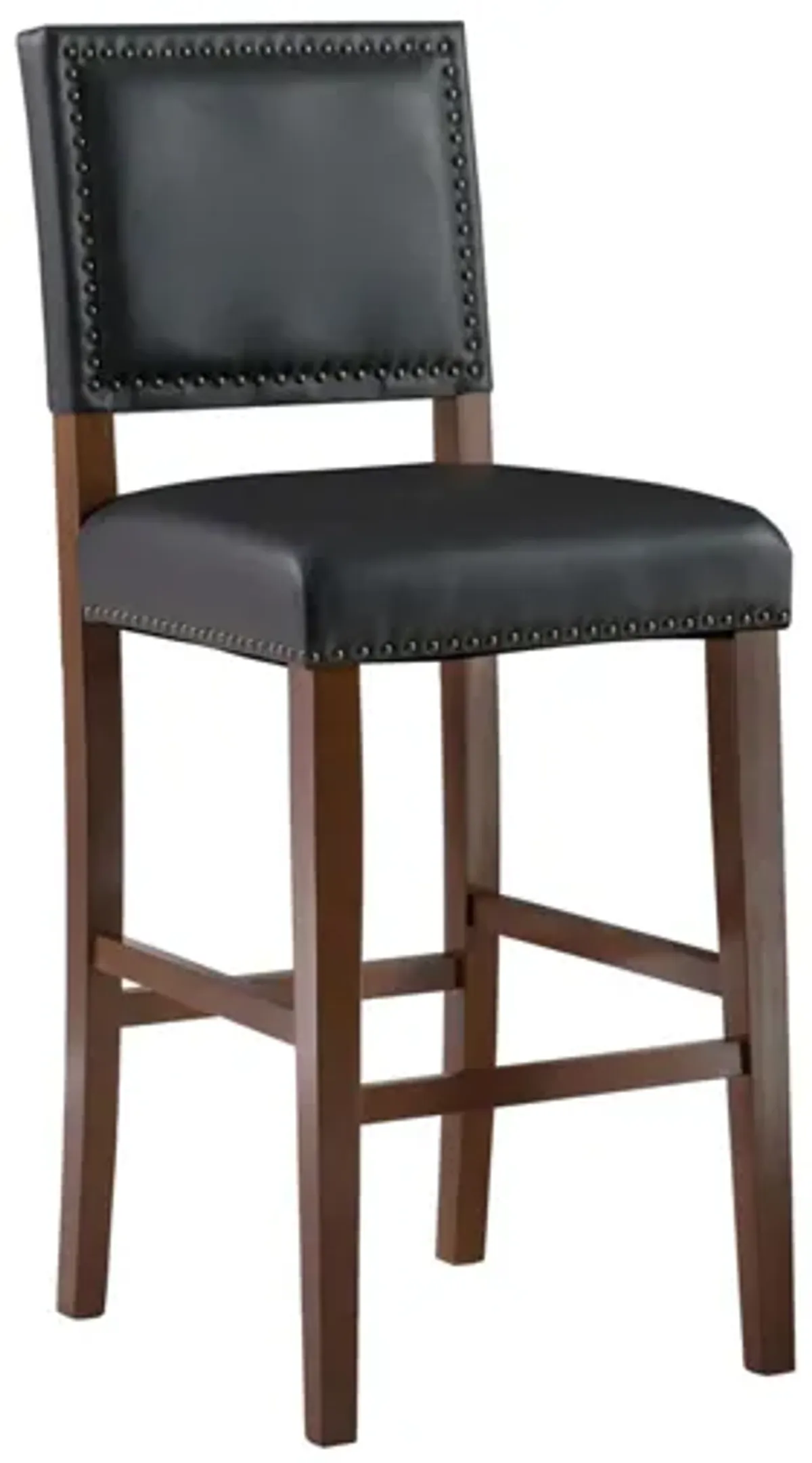 Brook Bar Stool in Black by Linon Home Decor