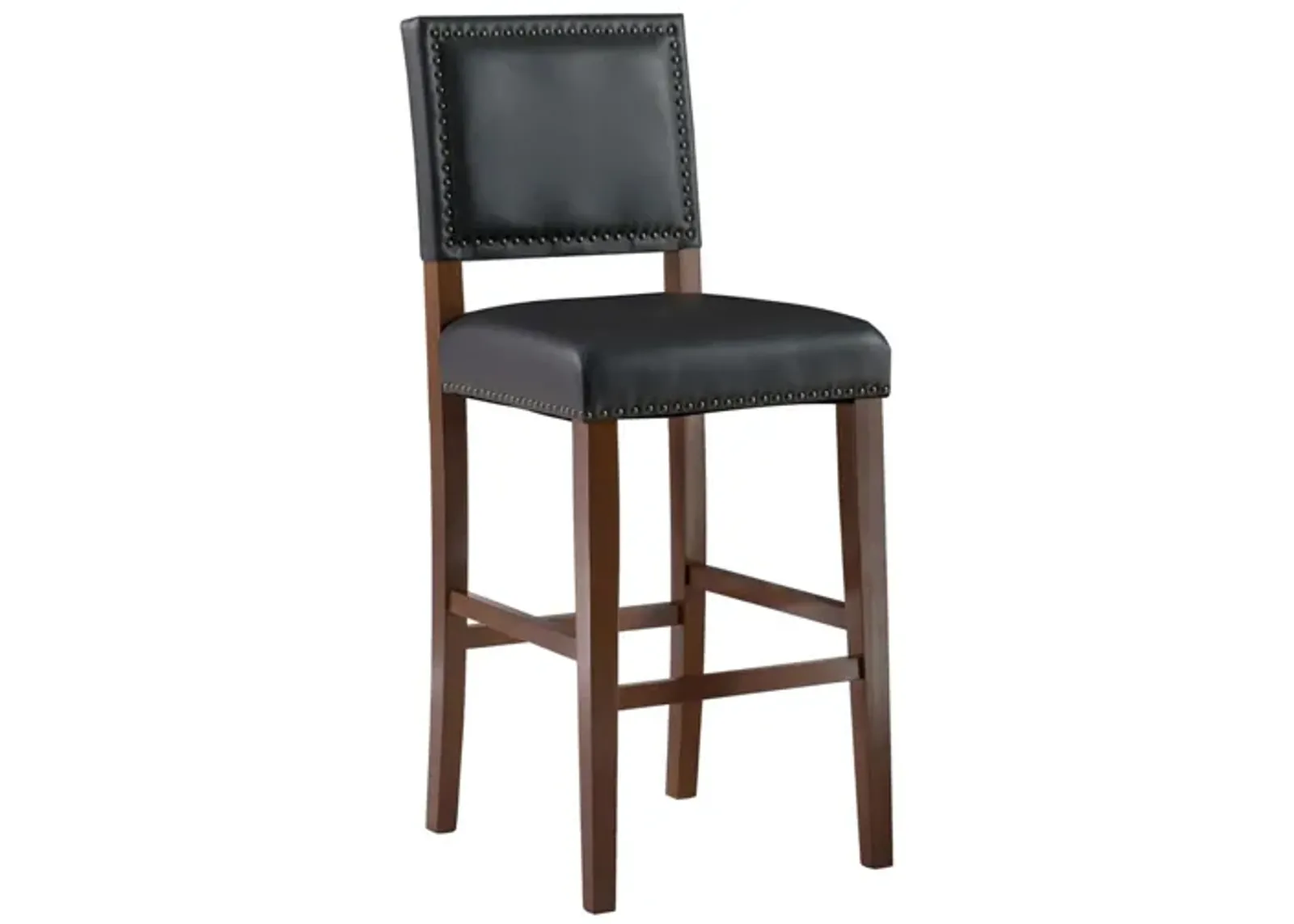 Brook Bar Stool in Black by Linon Home Decor