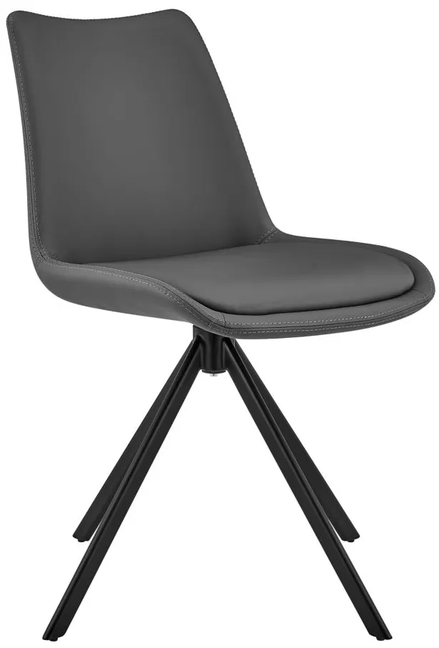 Vind Swivel Side Chair in Gray by EuroStyle