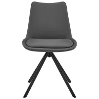 Vind Swivel Side Chair in Gray by EuroStyle