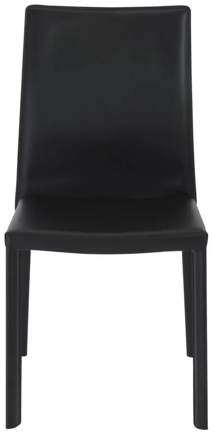 Hasina Side Chair in Black by EuroStyle