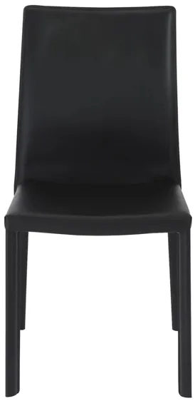 Hasina Side Chair in Black by EuroStyle