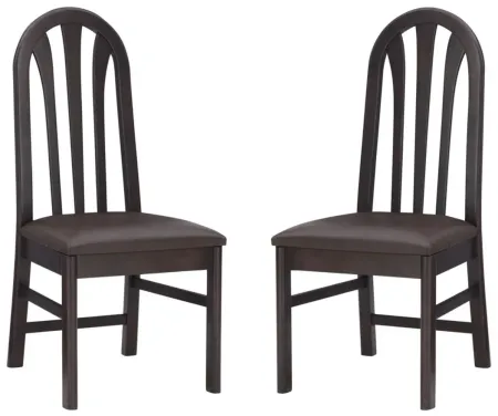 Jesper Dining Chair - Set of 2 in Brown by Linon Home Decor