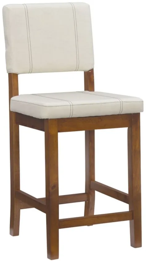 Milano Counter Stool in Beige by Linon Home Decor