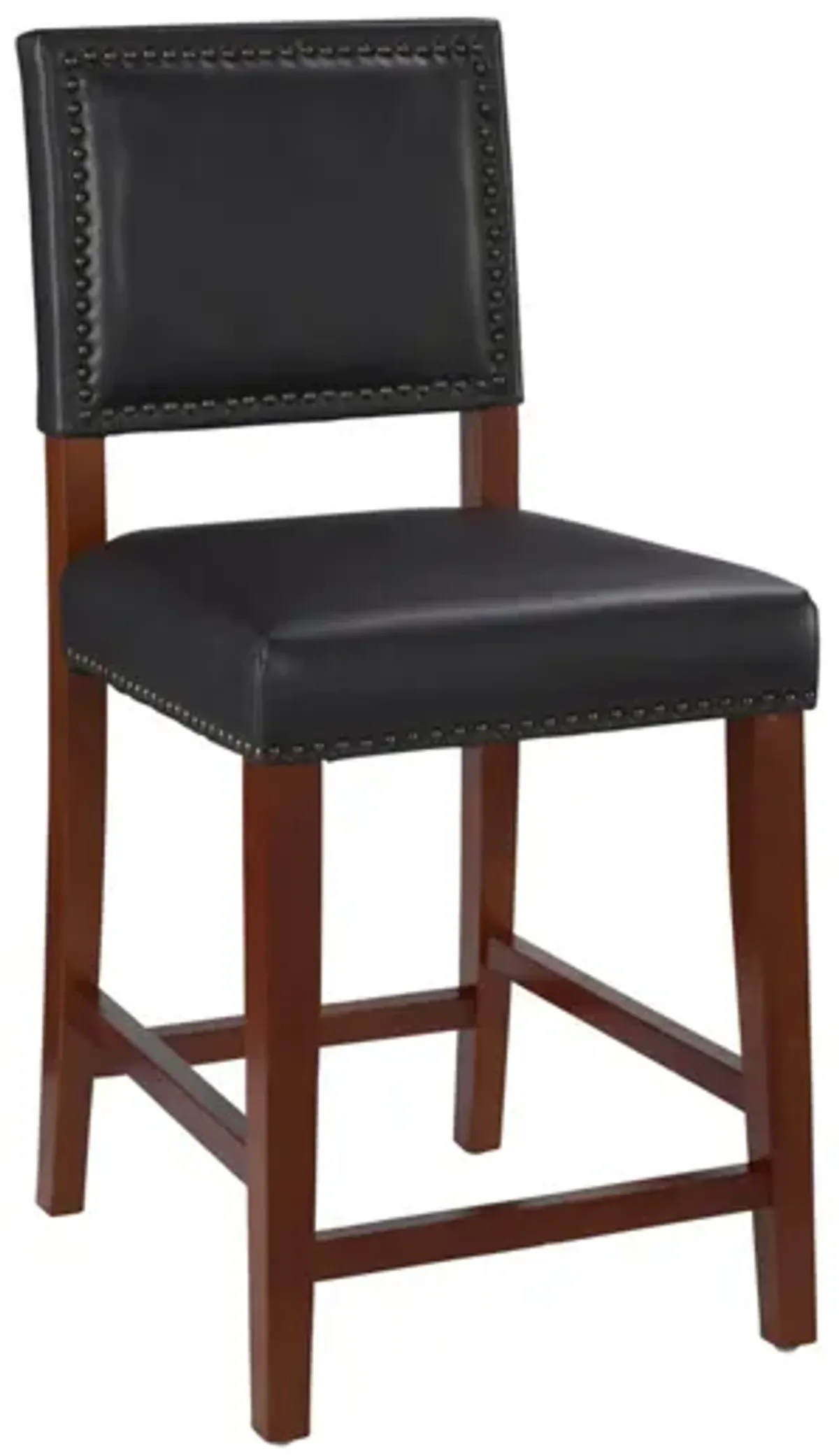 Brook Counter Stool in Black by Linon Home Decor