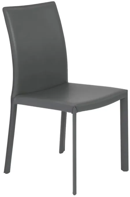 Hasina Side Chair in Gray by EuroStyle