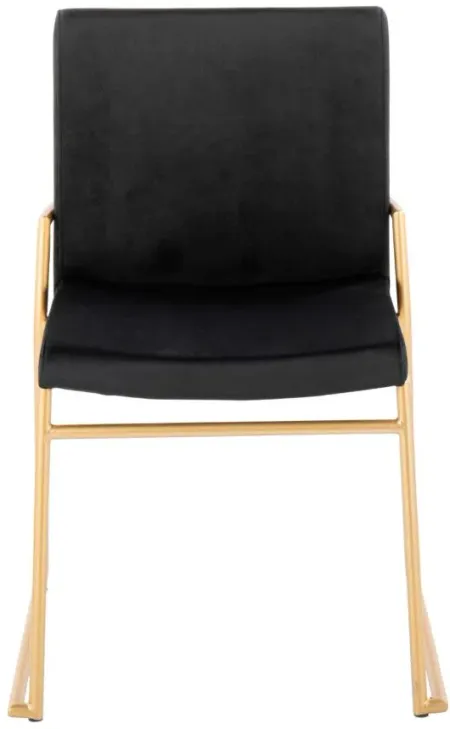 Dutchess Dining Chairs - Set of 2 in Black by Lumisource