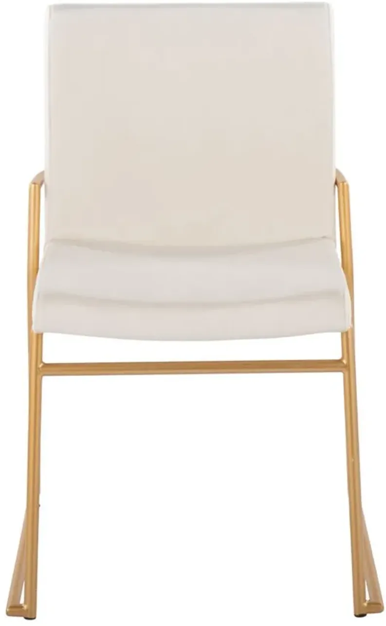 Dutchess Dining Chairs - Set of 2 in Cream by Lumisource