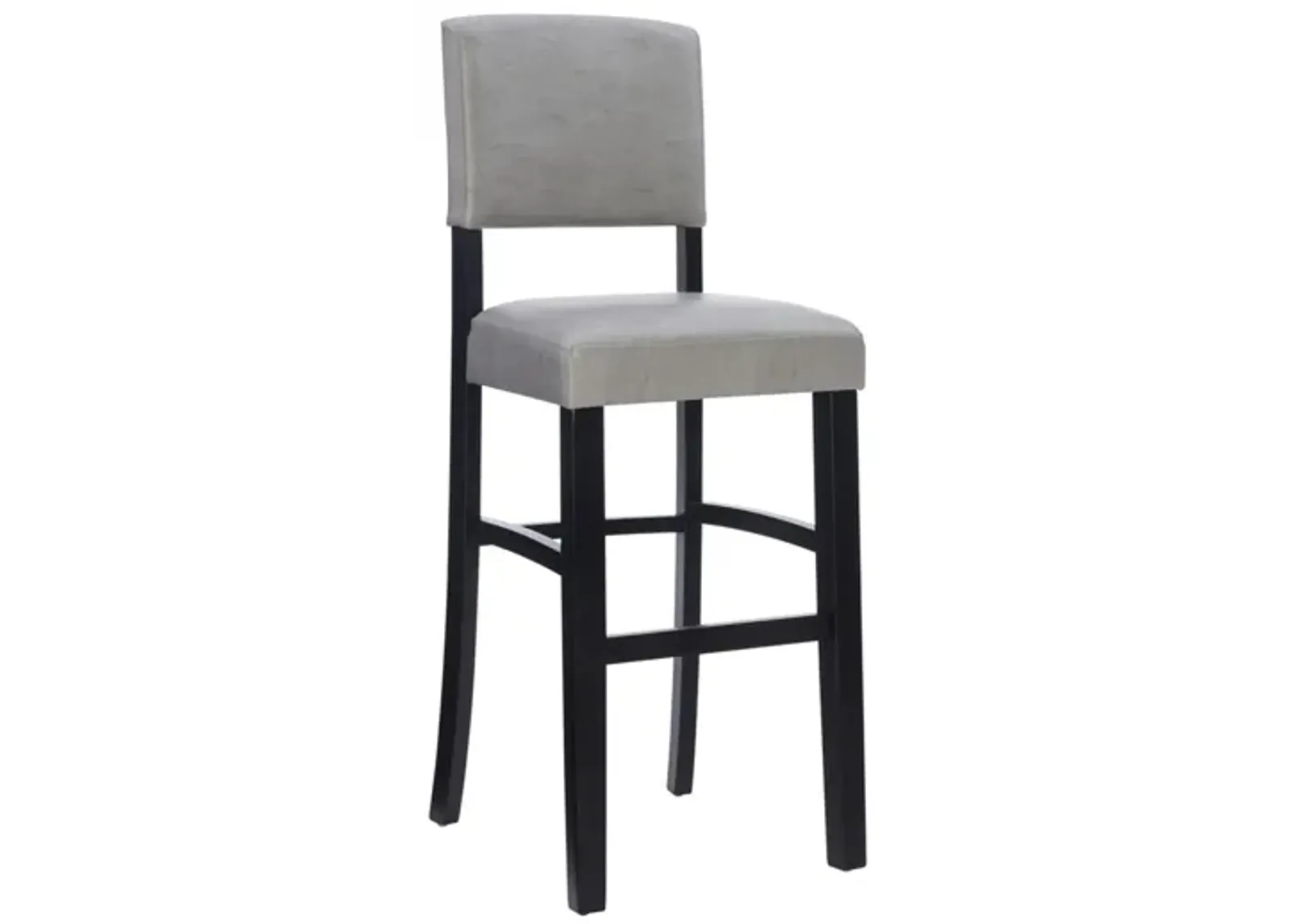 Monaco Bar Stool in Gray by Linon Home Decor