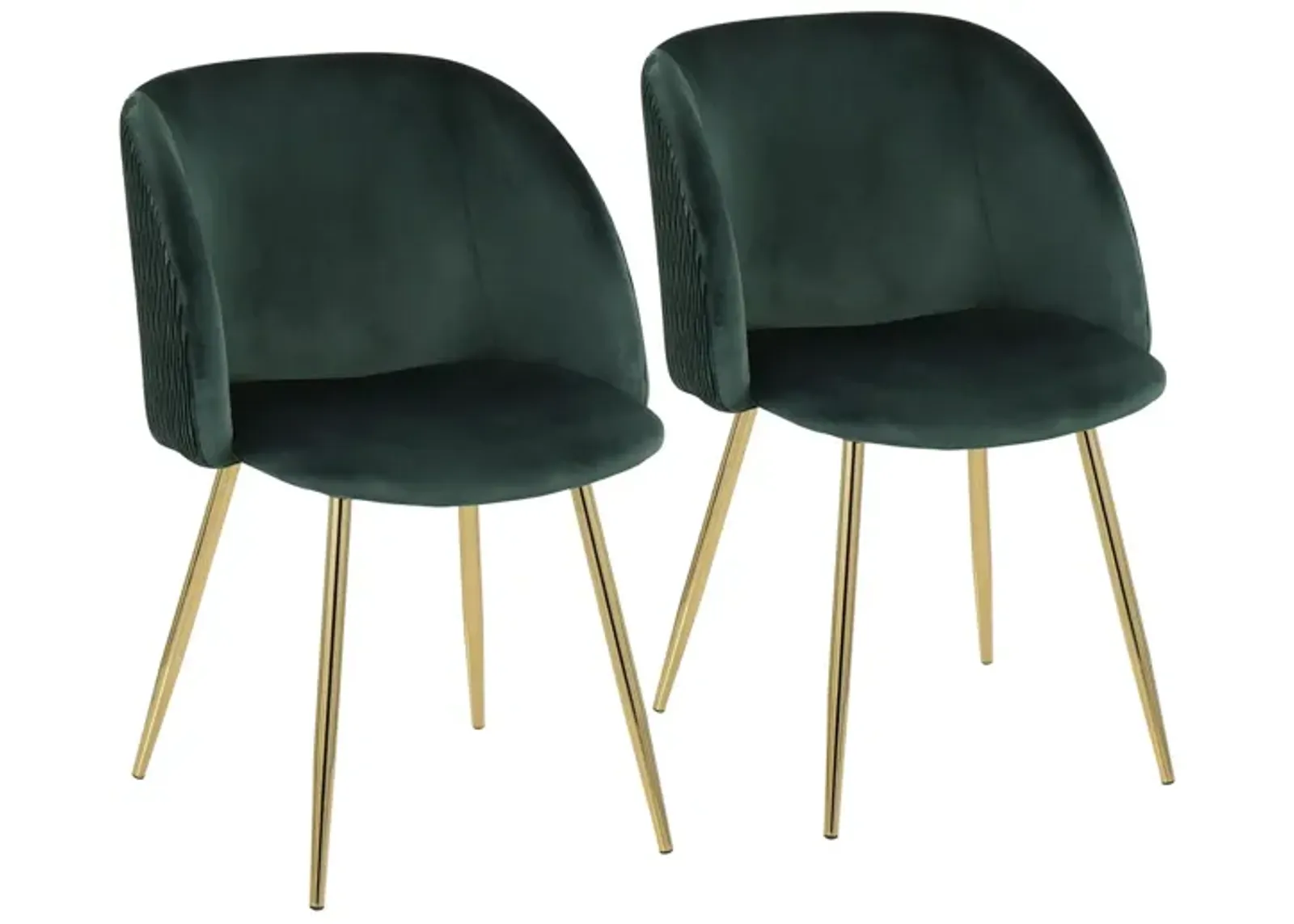 Fran Chairs - Set of 2 in Emerald Green by Lumisource