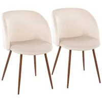 Fran Chairs - Set of 2 in Cream by Lumisource