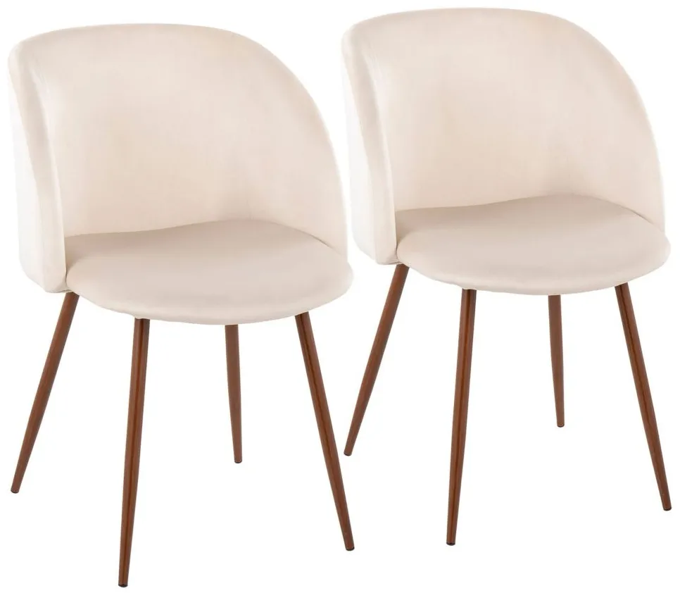 Fran Chairs - Set of 2 in Cream by Lumisource