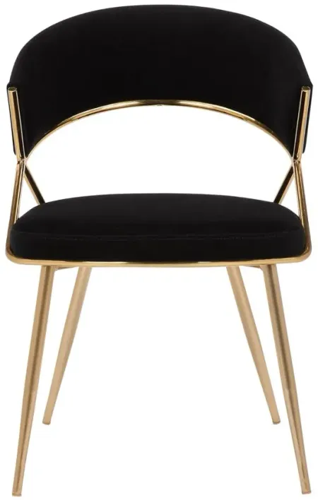 Jie Dining Chairs - Set of 2 in Black by Lumisource