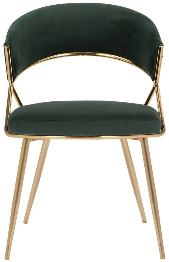 Jie Dining Chairs - Set of 2 in Green by Lumisource