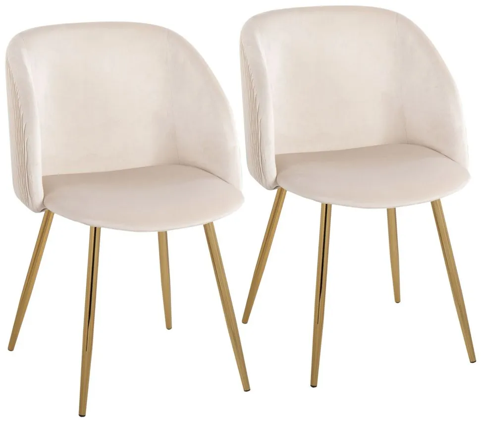 Fran Chairs - Set of 2 in White by Lumisource