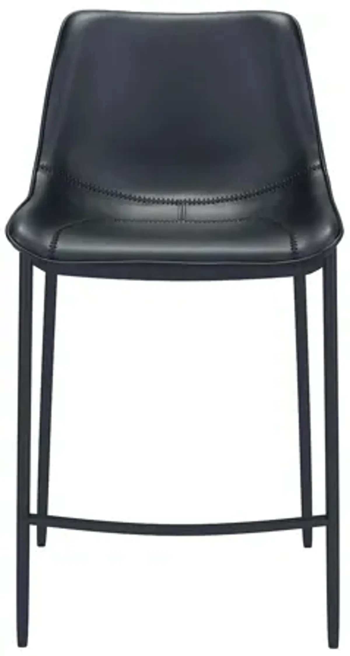 Magnus Bar Stool: Set of 2 in Black by Zuo Modern