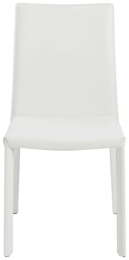 Hasina Side Chair in White by EuroStyle