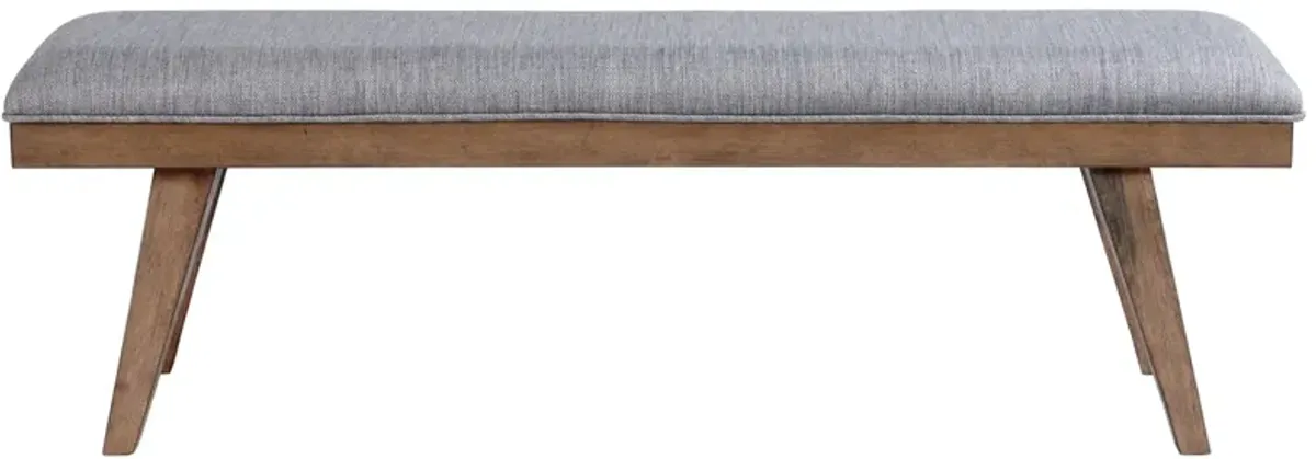 Oslo Bench in Weathered Chestnut by Intercon