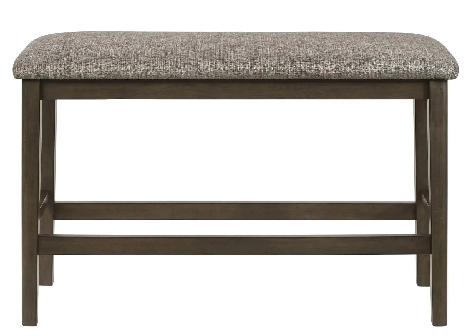 Ember Counter Height Bench in Dark Grey by Crown Mark