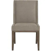 Linea Side Chair- Set of 2 in Cerused Charcoal by Bernhardt