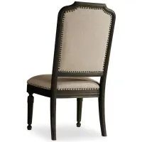 Corsica Upholstered Side Chair - Set of 2 in Brown, Black by Hooker Furniture