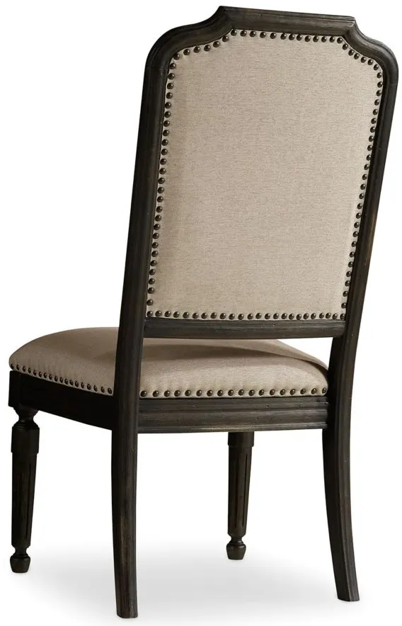 Corsica Upholstered Side Chair - Set of 2 in Brown, Black by Hooker Furniture