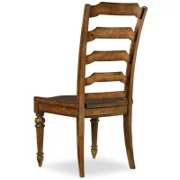 Tynecastle Ladderback Side Chair - Set of 2 in Brown by Hooker Furniture