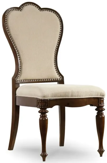 Leesburg Upholstered Side Chair - Set of 2 in Brown by Hooker Furniture