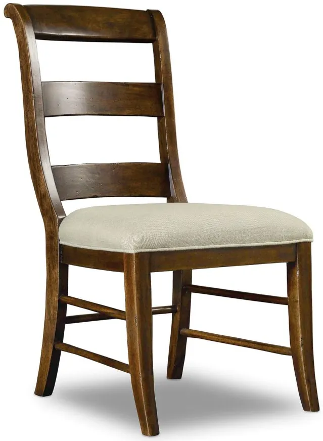 Archivist Ladderback Side Chair - Set of 2 in Brown by Hooker Furniture